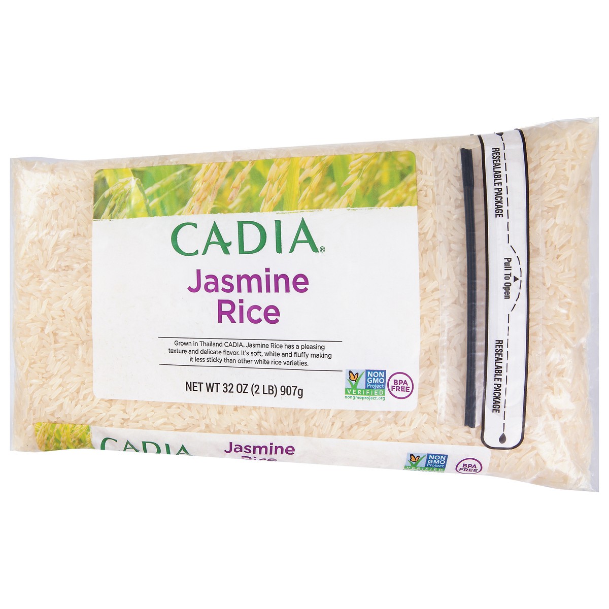 slide 3 of 9, Cadia Jasmine Rice 32 oz, 32 oz