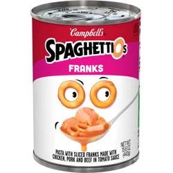 Campbell's Canned Pasta with Franks