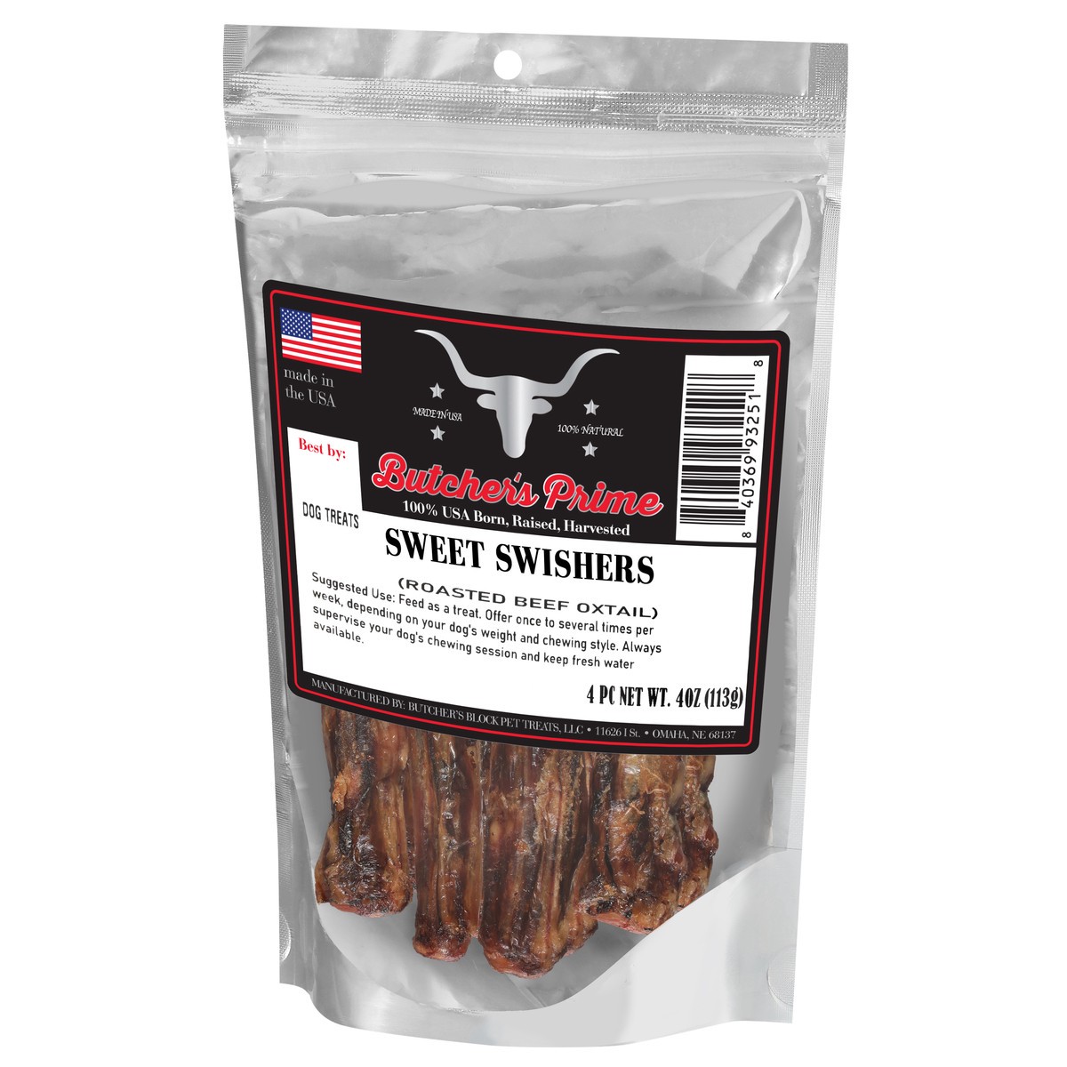 slide 2 of 4, Butcher's Block Sweet Swisher Dog Treats 4 Count, 4 ct