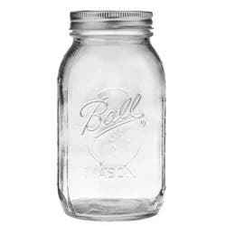 Ball Regular Mouth Mason 12 Quart Mason Jars 12 ea Shrinkwrapped