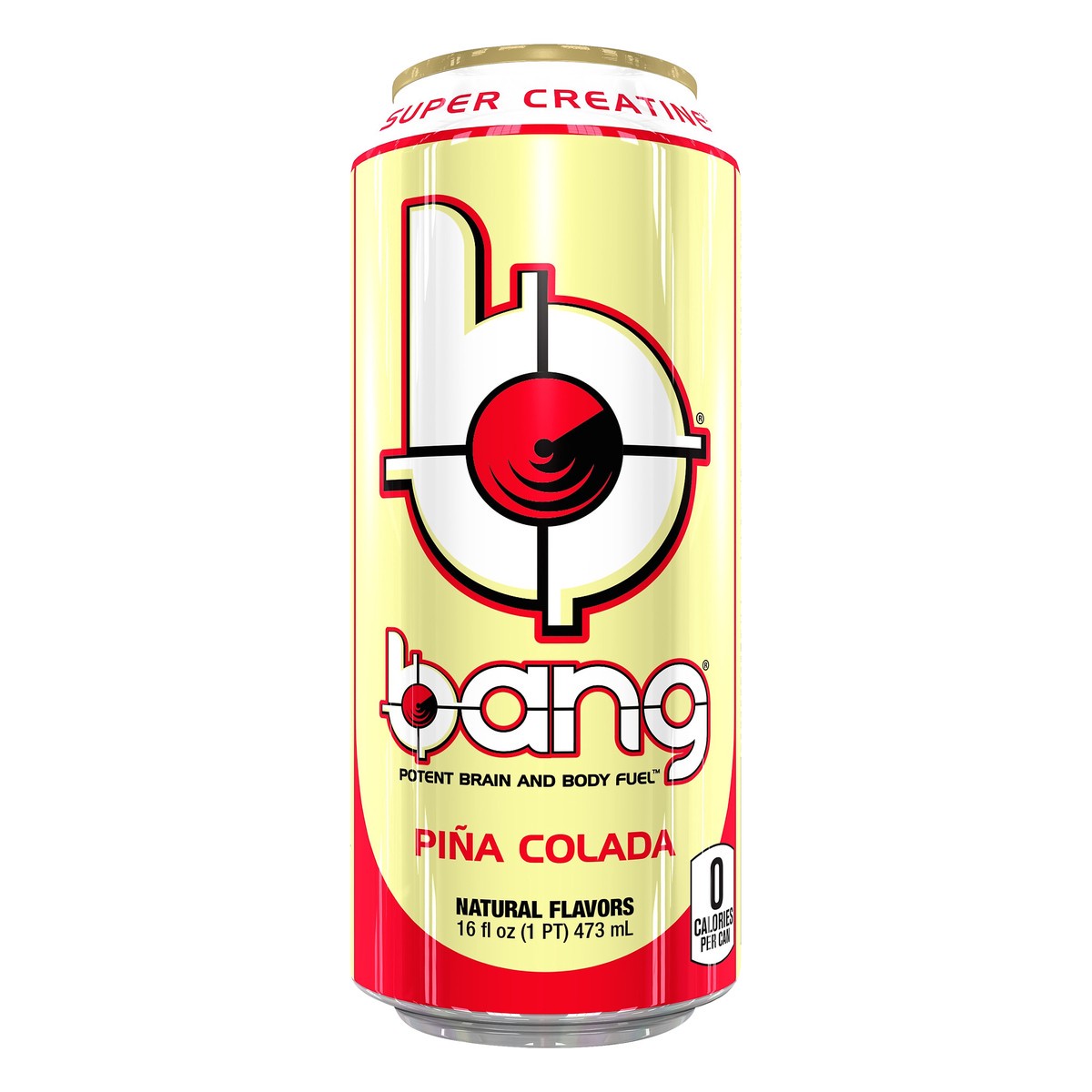 slide 1 of 2, Bang Energy Pina Colada Flavor 16 Fl Oz, 16 fl oz