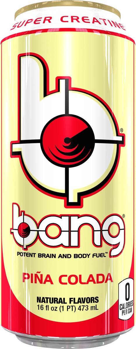 slide 1 of 2, Bang Pina Colada Energy Drink 16 oz, 16 fl oz