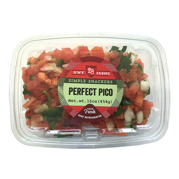 slide 1 of 1, Hwy 28 Farms Pico De Gallo, 16 oz