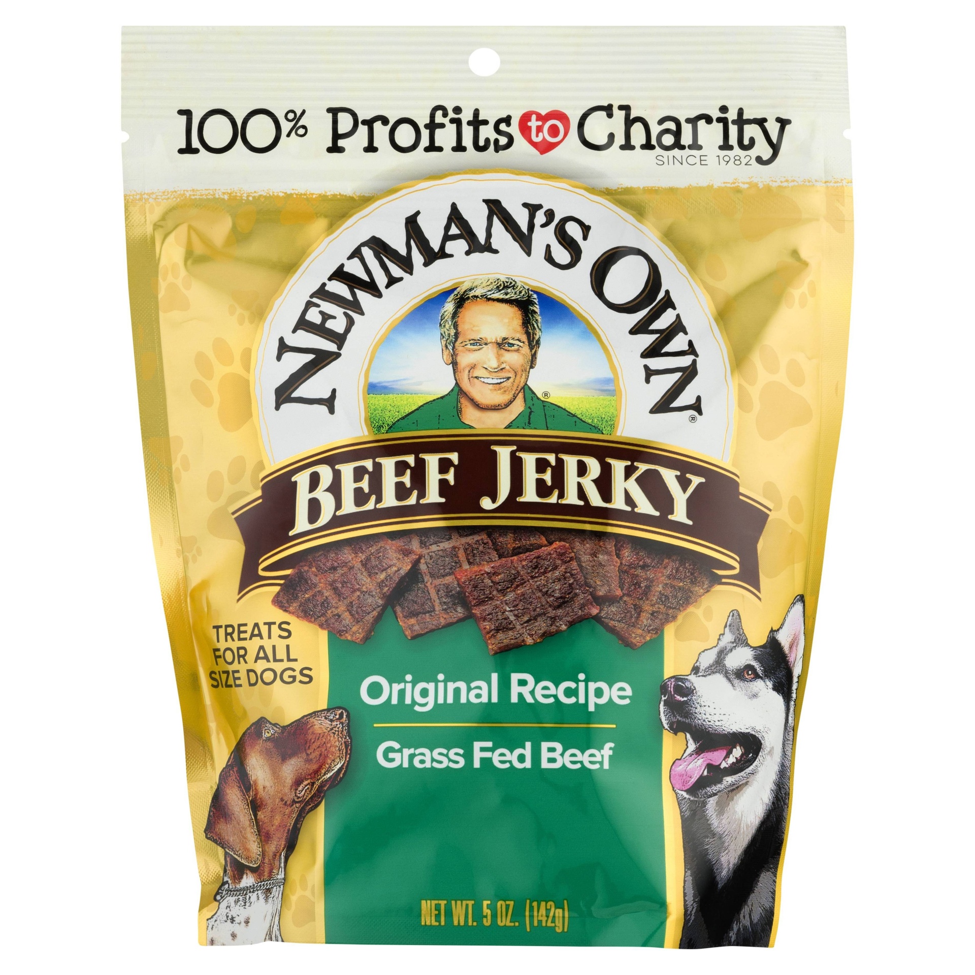 slide 1 of 1, Newman's Own Beef Jerky Treat, 5 oz