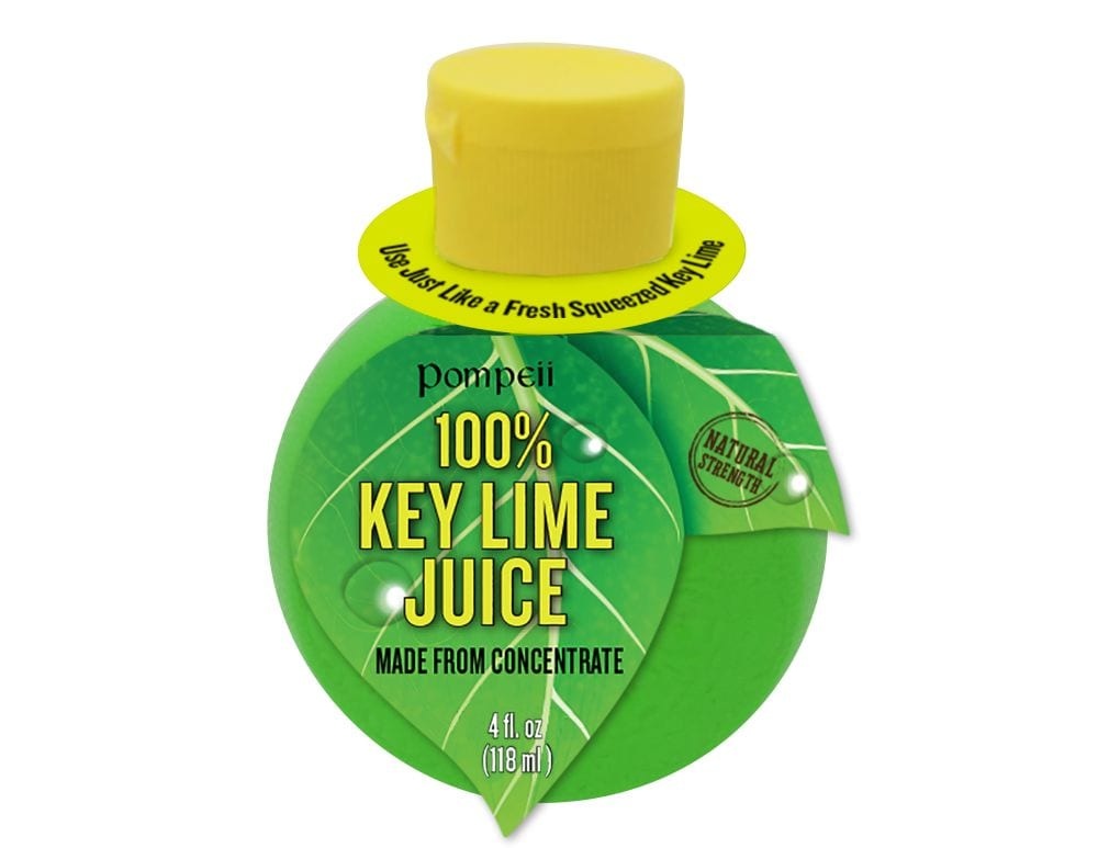 slide 1 of 1, Pompeii 100% Key Lime Juice - 4 fl oz, 4 fl oz