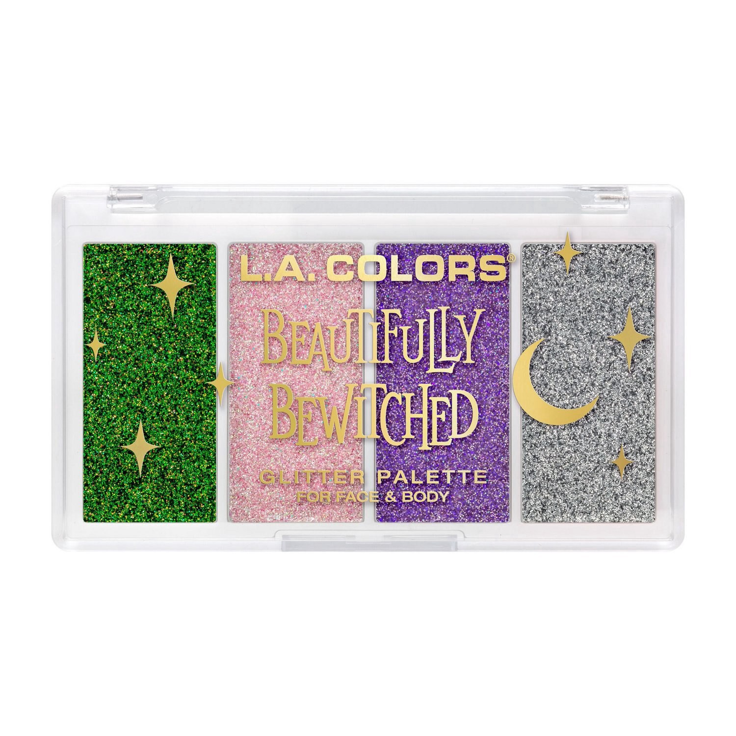 slide 1 of 1, La Colors 4 Color Glitter Palette - Fairy Kissed, 1 ct