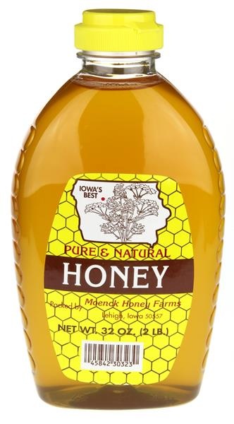 slide 1 of 1, Moenck Farms Honey, 2 lb