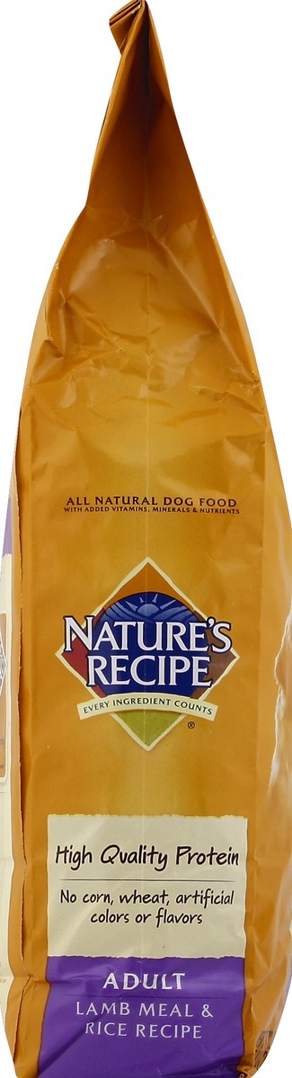 slide 2 of 6, Nature's Recipe Adult Lamb Meal & Rice Recipe Dry Dog Food, 4.5-Pound, 4.5 lb