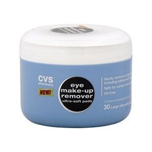 slide 1 of 1, CVS Pharmacy Eye Makeup Remover Ultra-Soft Pads, 30 ct