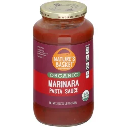 Nature's Basket Organic Marinara Pasta Sauce - 24 oz