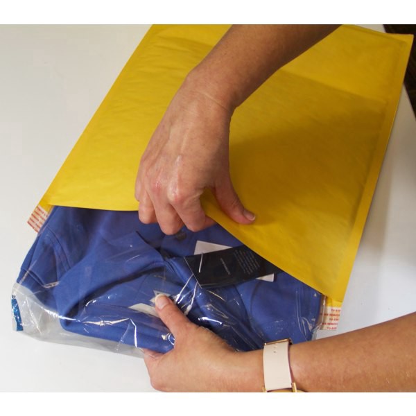 slide 3 of 5, Office Depot Brand Self-Sealing Bubble Mailers, Size 7, 14 1/4"" X 19"", Pack Of 12, 12 ct