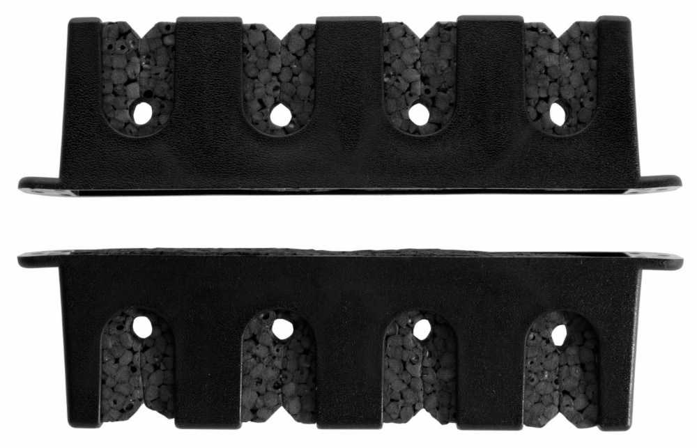 slide 1 of 1, Berkley Horizontal 4-Place Boat Rod Rack - Black, 1 ct