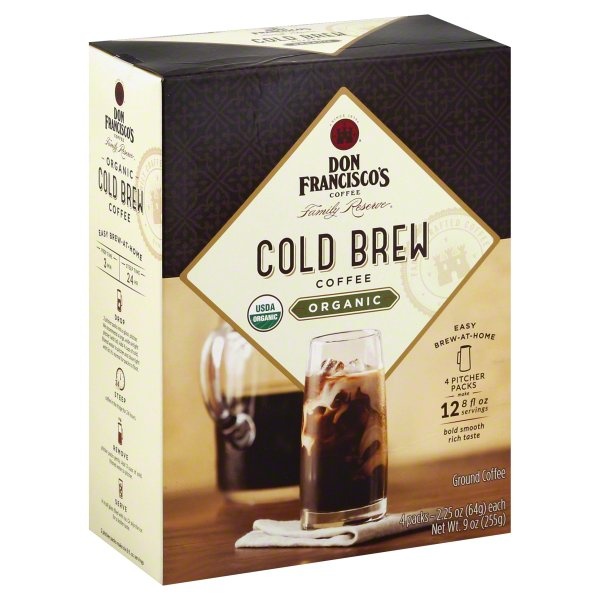 slide 1 of 6, Don Francisco's Family Reserve Cold Brew Organic Coffee 9 oz, 9 oz
