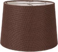 slide 1 of 1, Hd Designs Drum Lamp Shade - 14 Inch - Dark Linen, 12 in x 14 in x 10 in