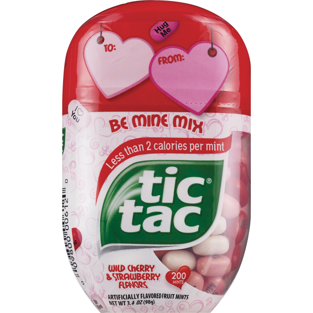 slide 1 of 1, Tic Tac Valentine Be Mine Mix Mints, 3.4 oz