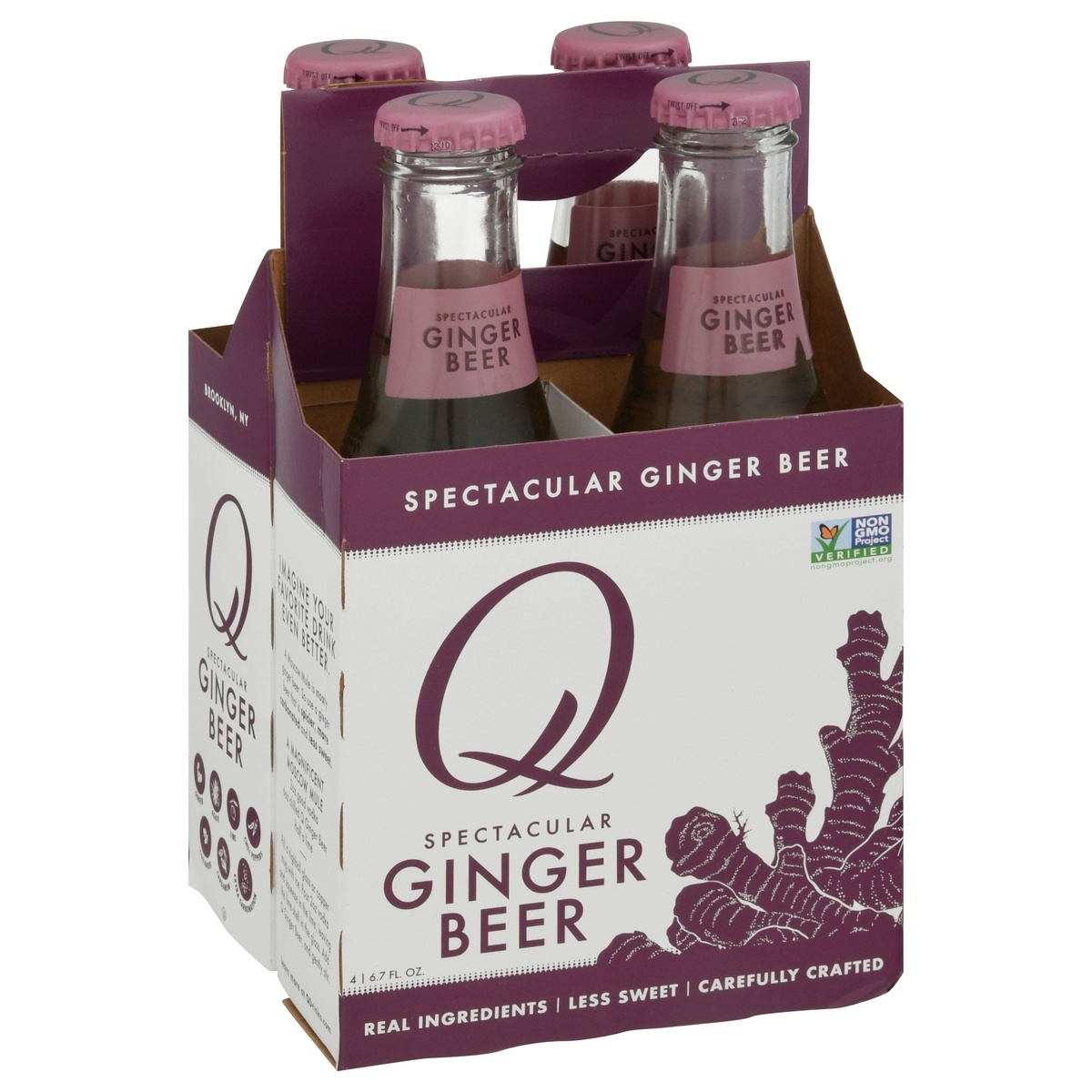 slide 1 of 1, Q Drinks Spectacular Ginger Beer, 6.7 oz