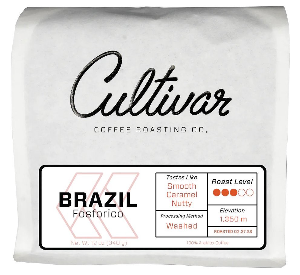 slide 1 of 1, Cultivar Brazil Fosforico Coffee, 12 oz