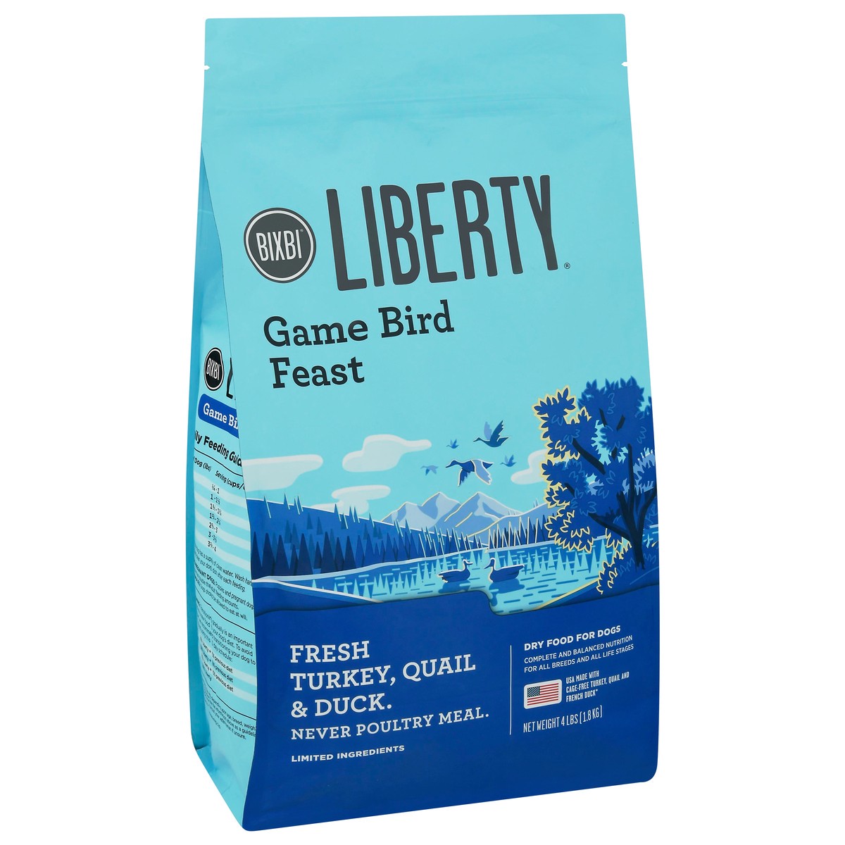 slide 3 of 10, Liberty Game Bird Feast Dry Dog Food 4 lb, 4 lb