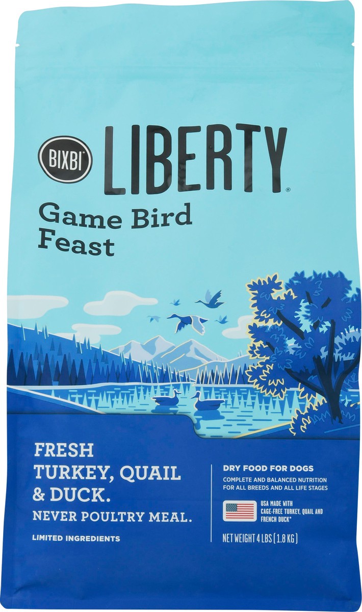 slide 2 of 10, Liberty Game Bird Feast Dry Dog Food 4 lb, 4 lb
