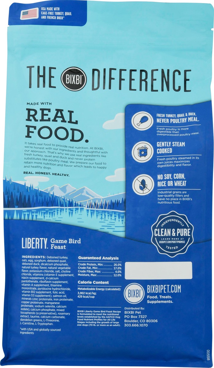 slide 9 of 10, Liberty Game Bird Feast Dry Dog Food 4 lb, 4 lb