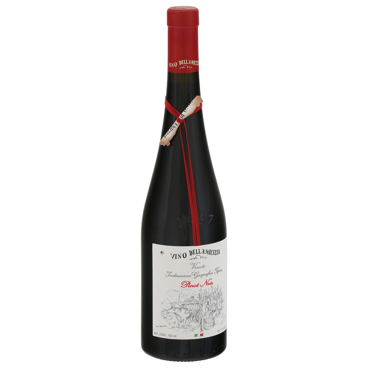 slide 5 of 9, Vino Dell Amicizia Veneto Indicaxione Geografica Tipica Pinot Noir 750 ml, 750 ml