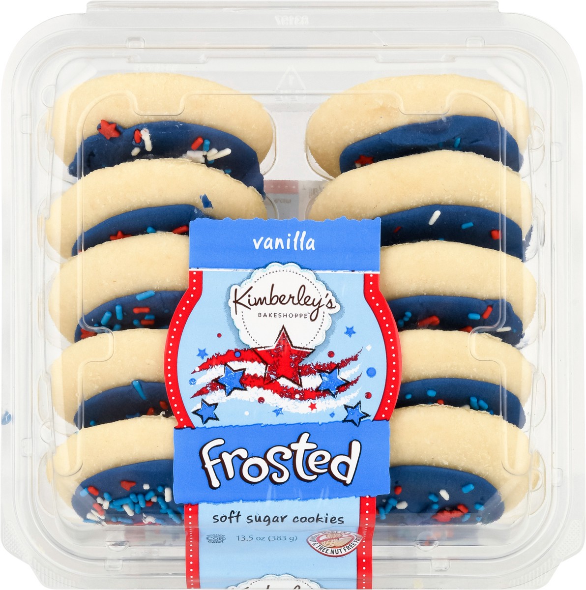 slide 6 of 9, Kimberley's Bakeshoppe Frosted Vanilla Soft Sugar Cookies 13.5 oz, 13.5 oz
