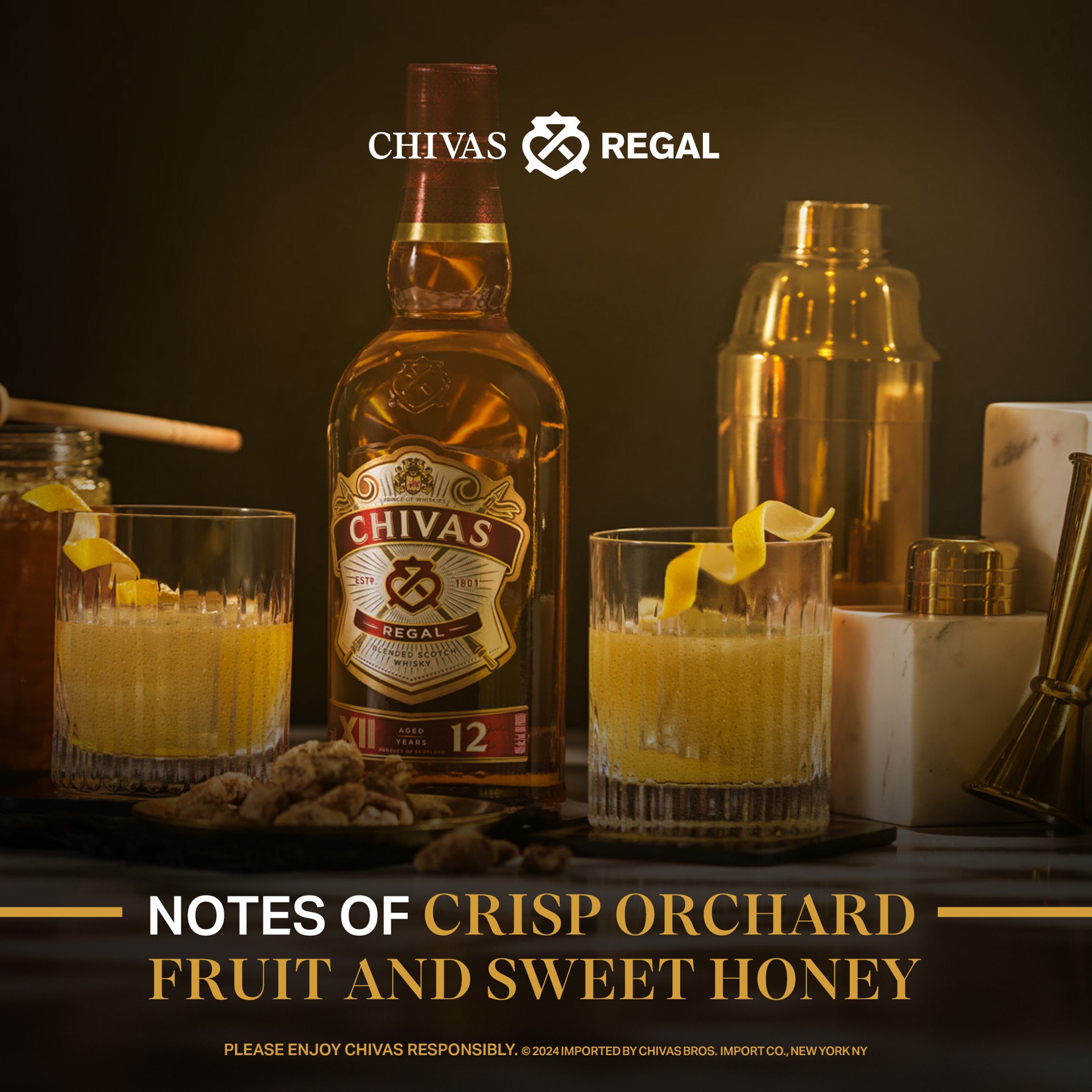 slide 5 of 9, Chivas Regal 12Yr Gold Hour Starter Set - 750 ml, 1 ct