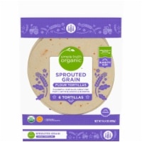 slide 1 of 1, Simple Truth Organic Sprouted Grain Flour Tortillas, 6 ct; 14.4 oz