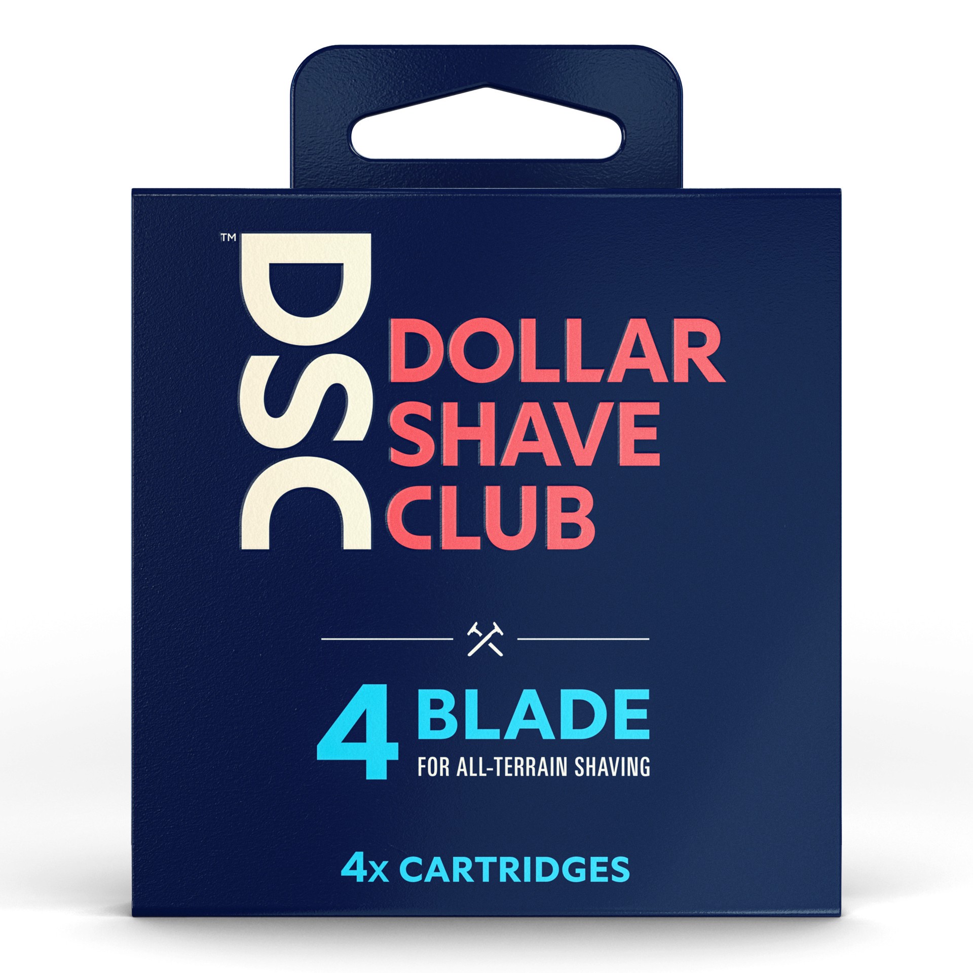 slide 1 of 3, Dollar Shave Club 4-Blade Razor Refill Cartridges, 4 ct