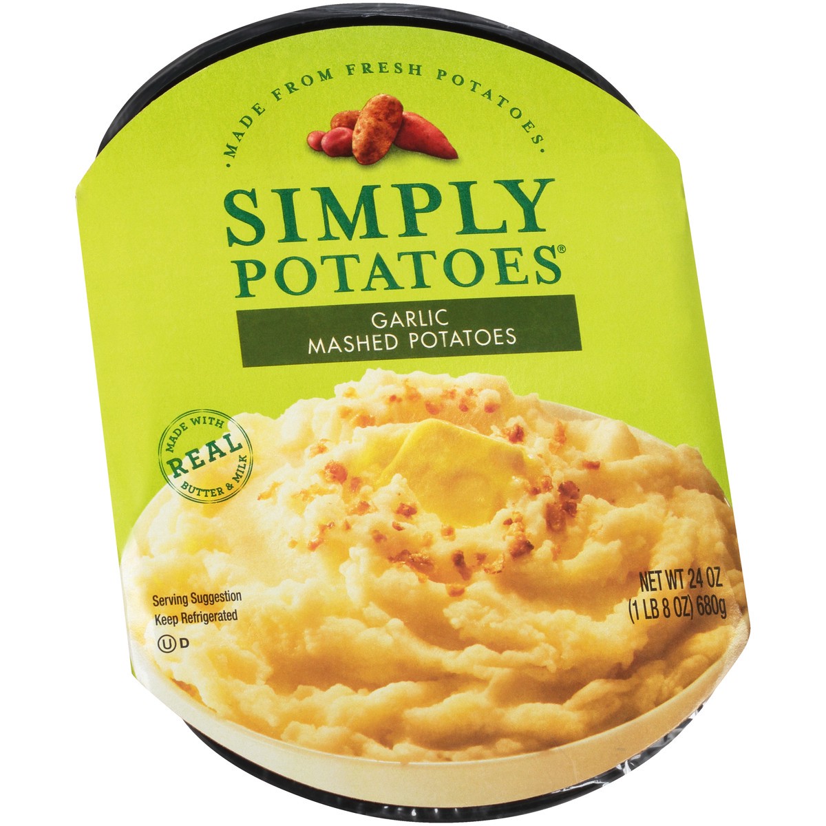 slide 2 of 9, Simply Potatoes Garlic Mashed Potatoes, 24 oz