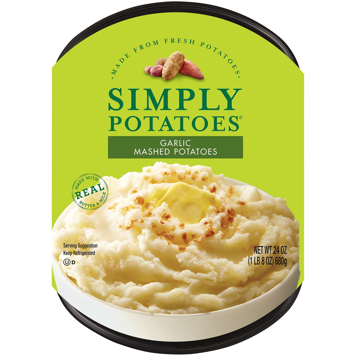 slide 6 of 9, Simply Potatoes Garlic Mashed Potatoes, 24 oz