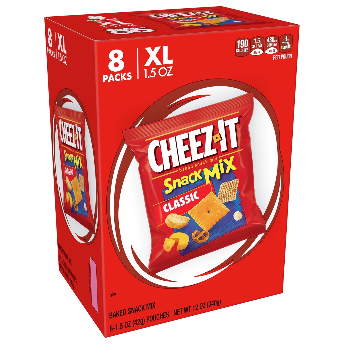 slide 6 of 10, Cheez-It Baked Snack Mix, 12 oz