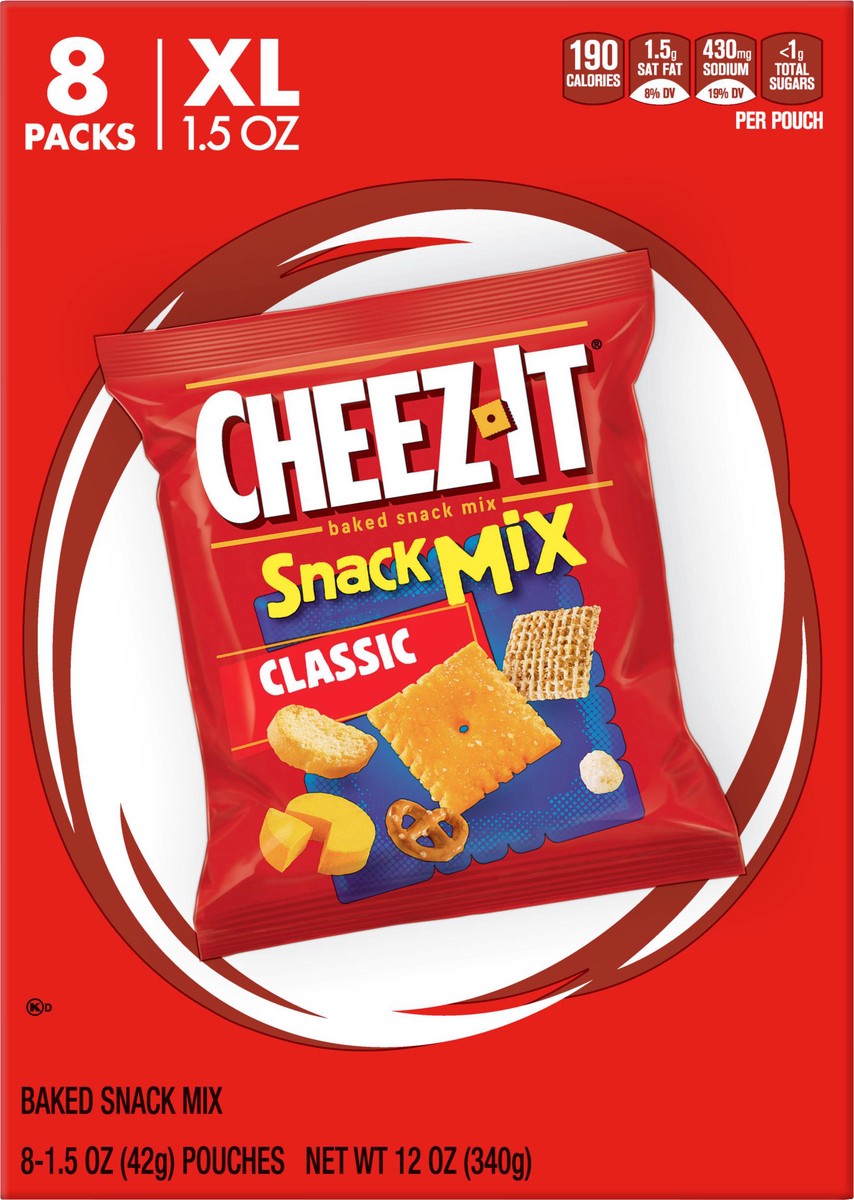 slide 4 of 10, Cheez-It Baked Snack Mix, 12 oz