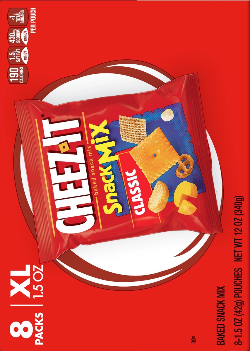 slide 9 of 10, Cheez-It Baked Snack Mix, 12 oz