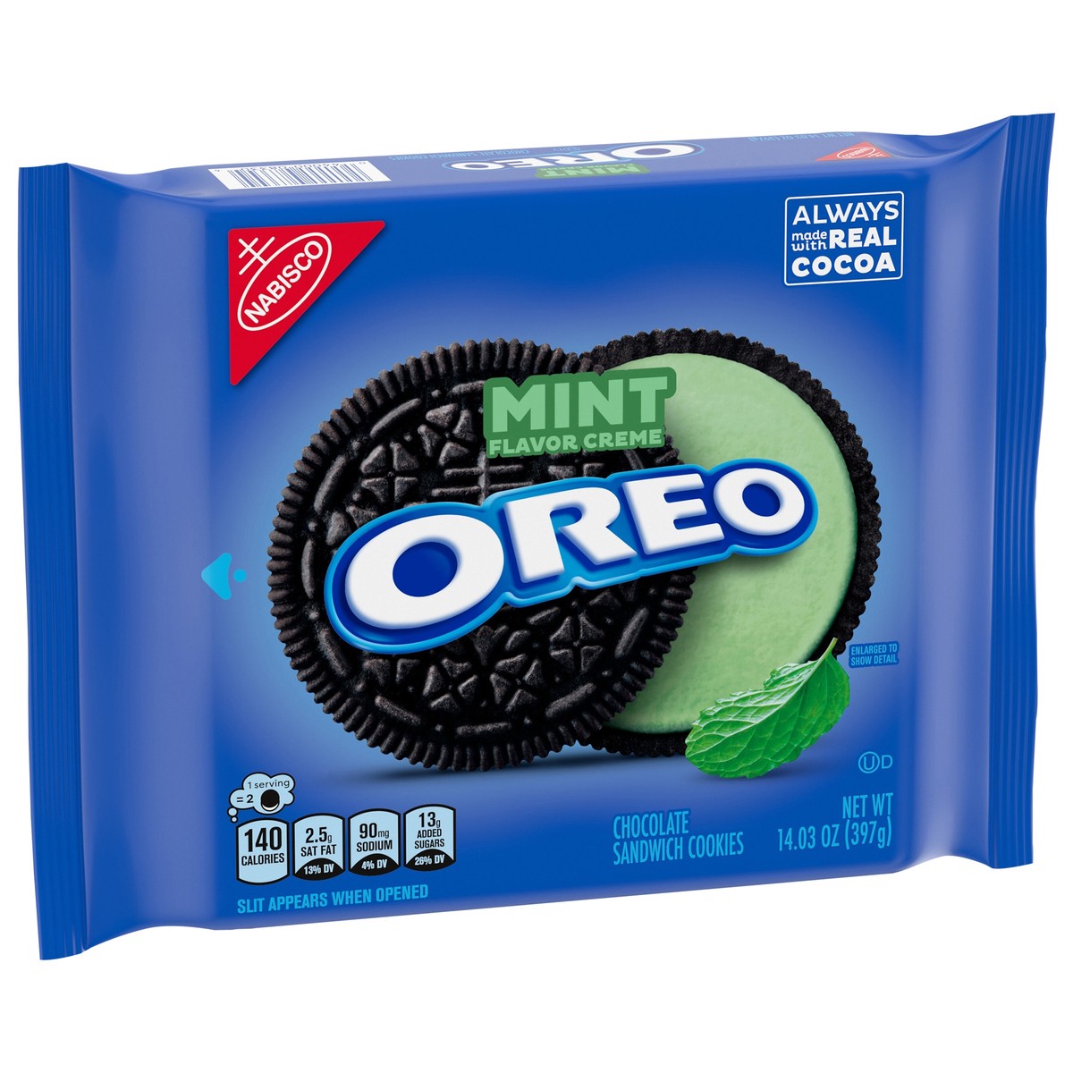 slide 2 of 15, Oreo Mint Sandwich Cookies, 14.3 oz