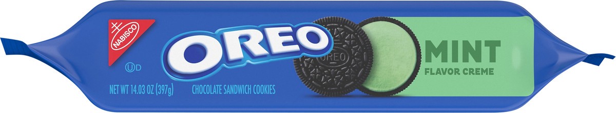 slide 9 of 15, Oreo Mint Sandwich Cookies, 14.3 oz