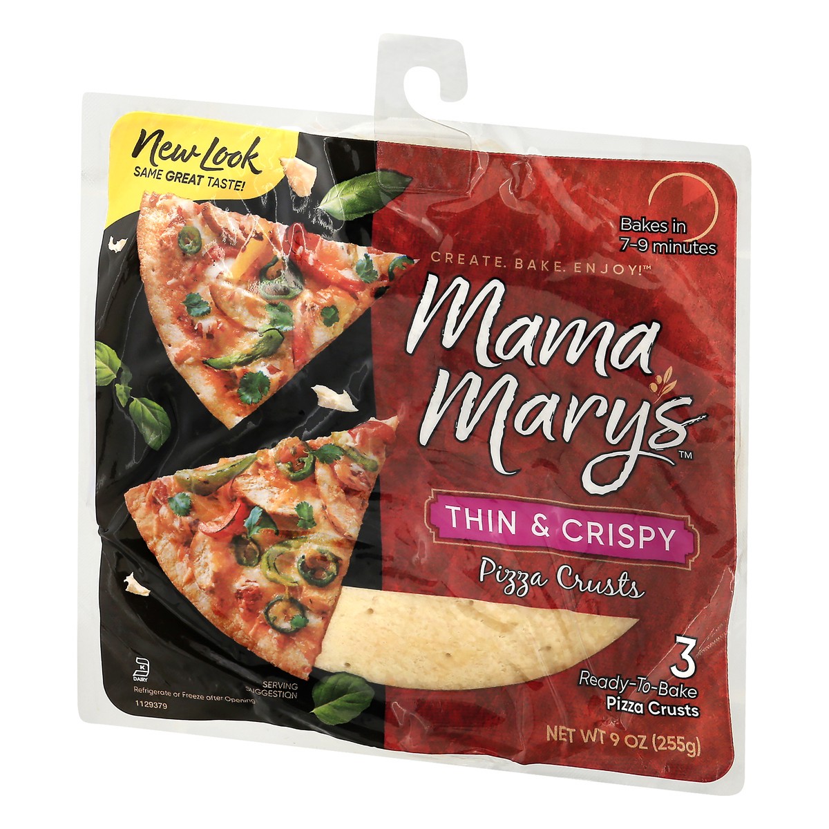 slide 5 of 13, Mama Mary's Thin & Crispy Pizza Crusts 3 ea, 3 ct