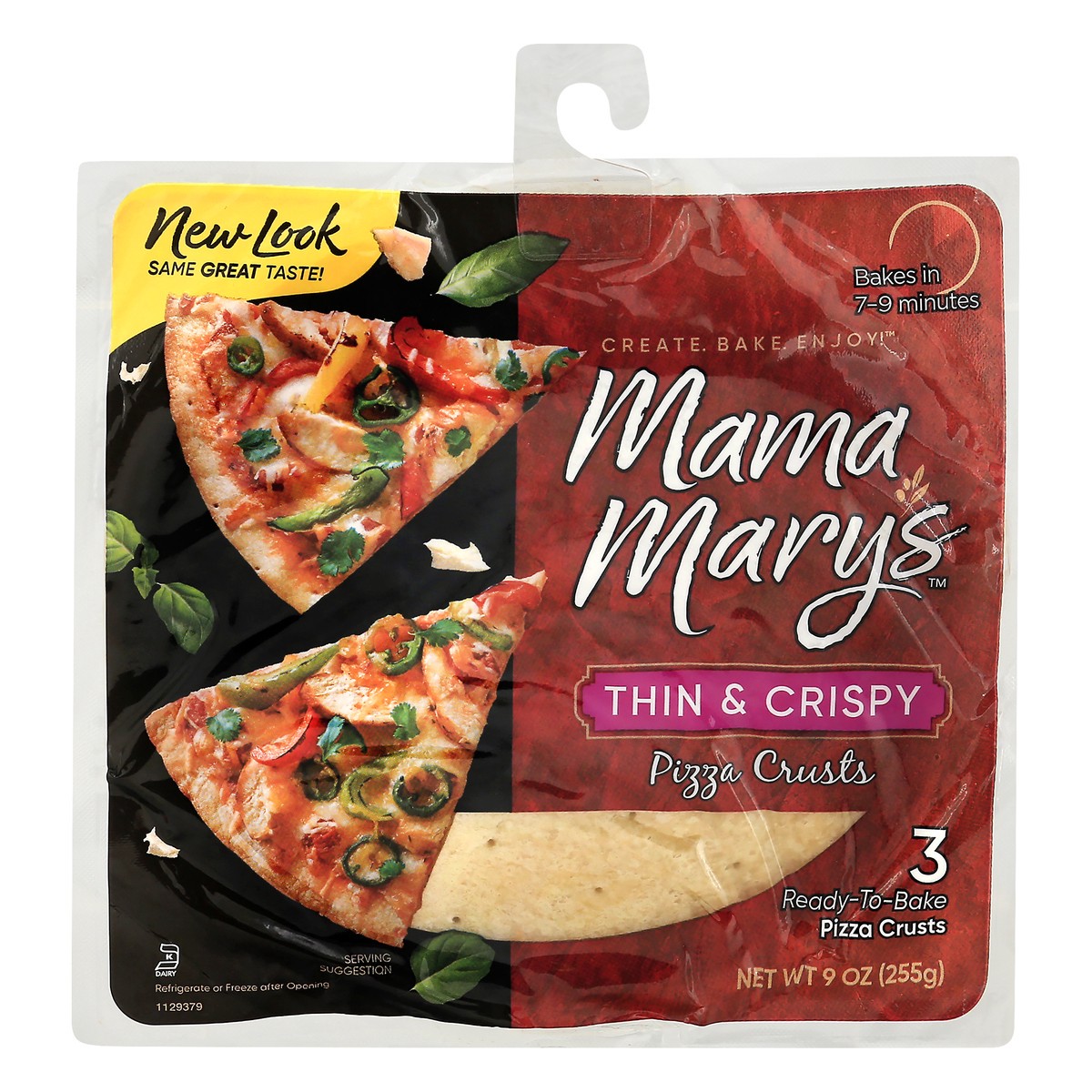 slide 3 of 13, Mama Mary's Thin & Crispy Pizza Crusts 3 ea, 3 ct