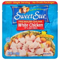 Sweet Sue Premium Chunk White Chicken Breast - 3 oz