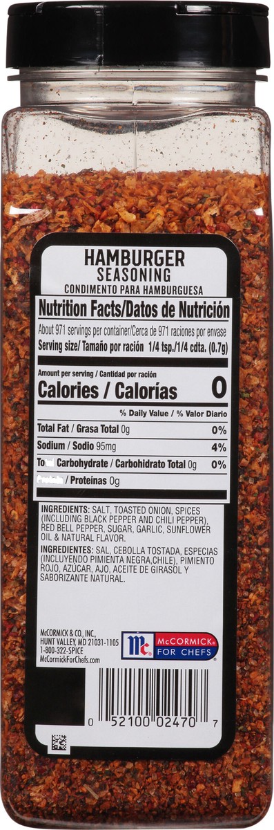 slide 3 of 9, McCormick Grill Mates Hamburger Seasoning, 24 oz, 24 oz