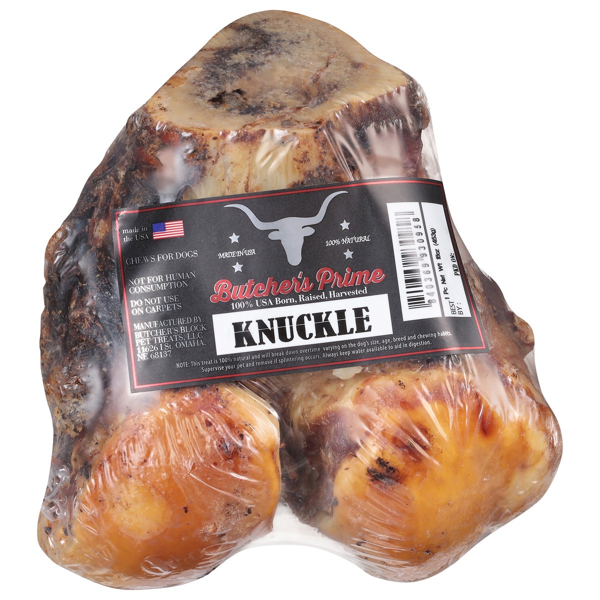 slide 11 of 11, Butcher's Prime Knuckle Chews for Dogs 1 Each, 1 ct