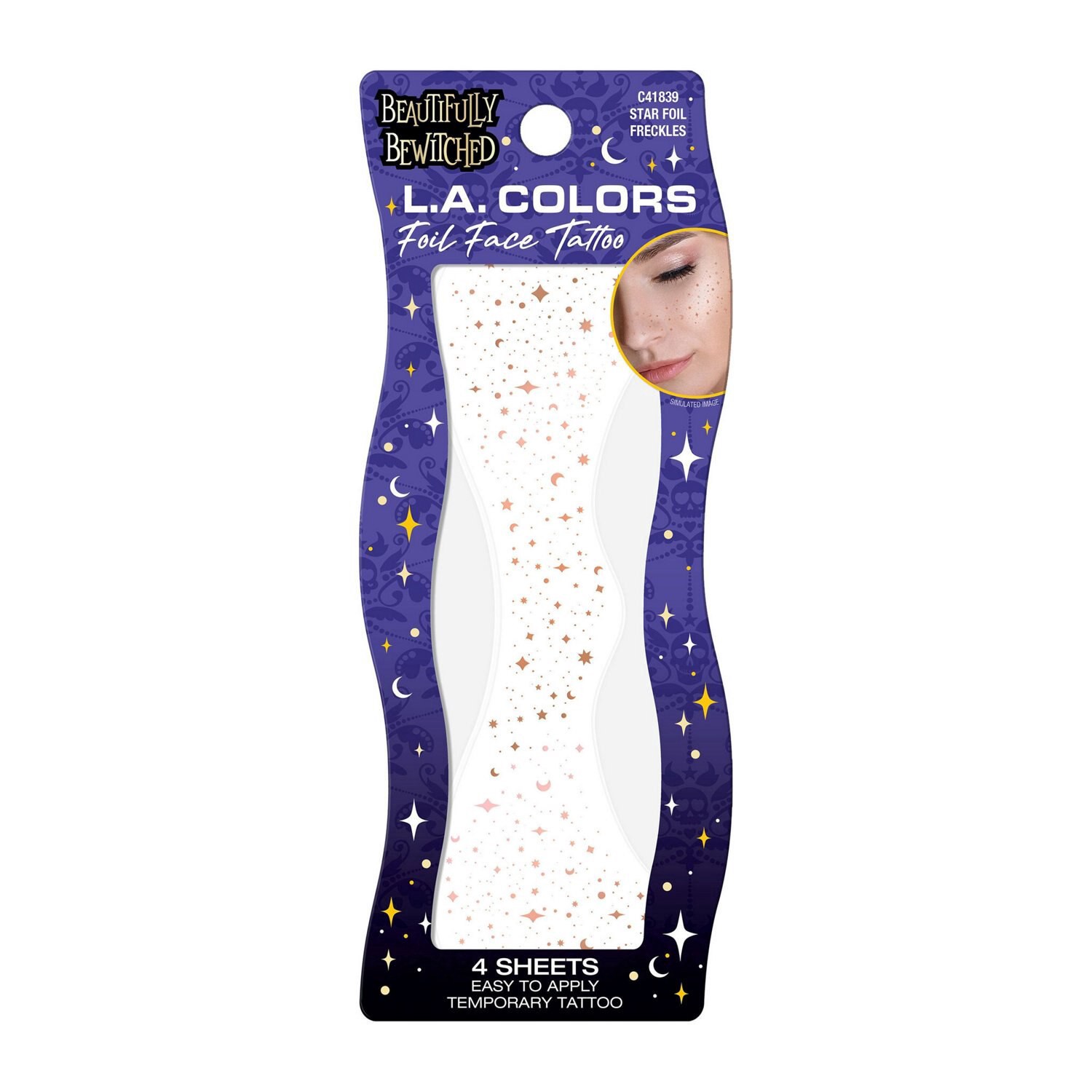 slide 1 of 1, La Colors Star Foil Freckles, 1 ct