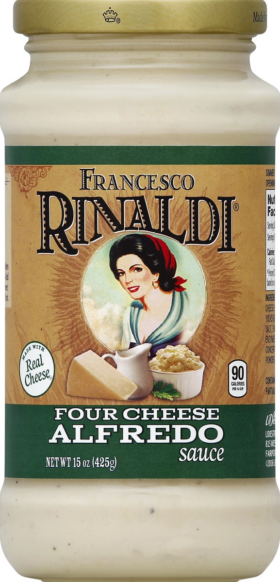 slide 5 of 6, Francesco Rinaldi Alfredo Sauce, Four Cheese, 15 oz