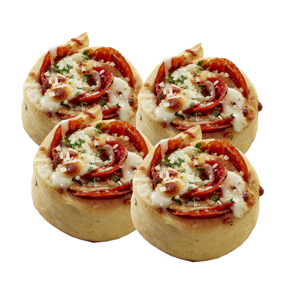 slide 1 of 1, Hy-Vee Pepperoni Pinwheels 4Ct, 9 oz