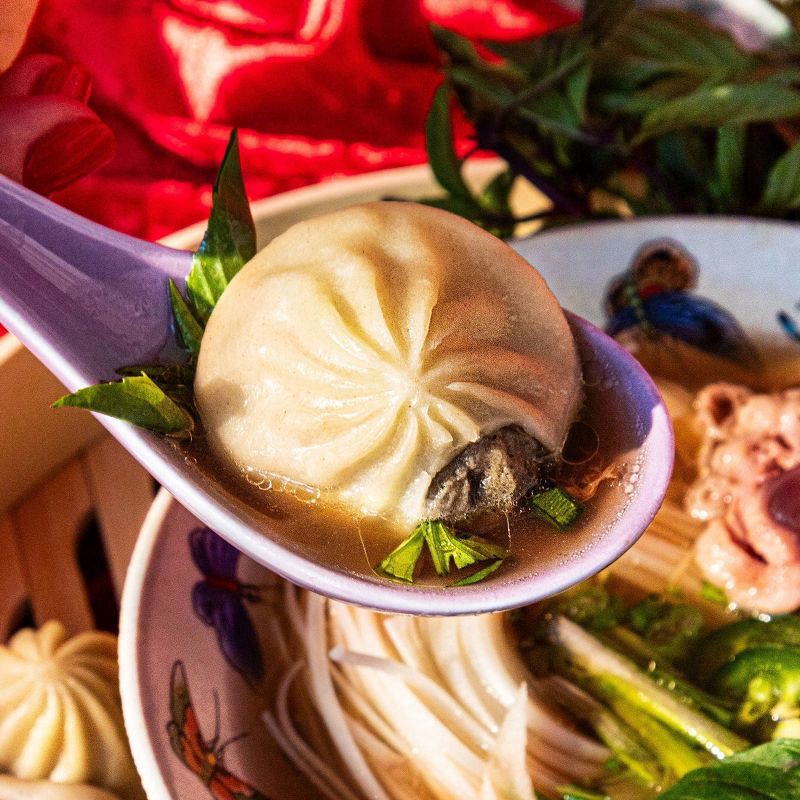 slide 6 of 6, Mila Beef Pho Flavor Soup Dumplings 8.8 oz, 8.8 oz