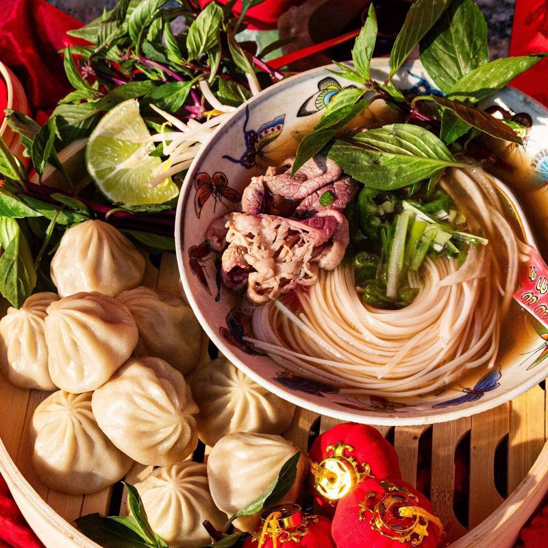 slide 5 of 6, Mila Beef Pho Flavor Soup Dumplings 8.8 oz, 8.8 oz