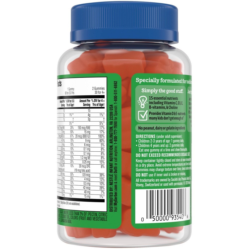 slide 2 of 8, Gerber Grow Mighty Complete Kids Multivitamin Gummies, 60 ct