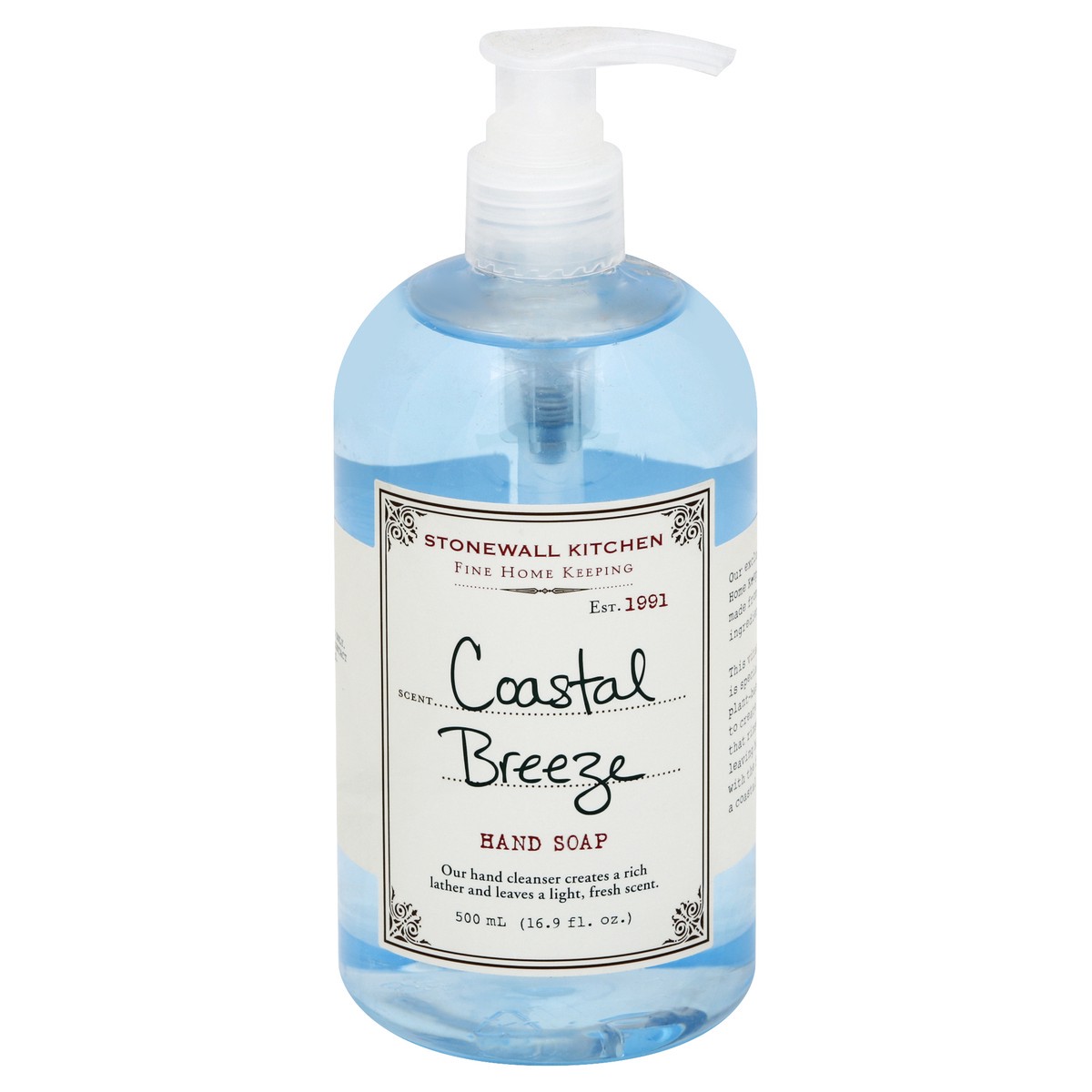 slide 3 of 3, Stonewall Kitchen Stonewall Coastal Breeze Hand Soap, 16.9 oz