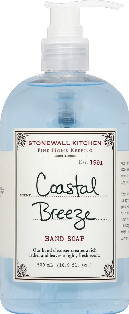 slide 1 of 3, Stonewall Kitchen Stonewall Coastal Breeze Hand Soap, 16.9 oz