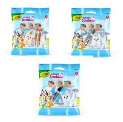 Crayola Assorted Crayola Bluey Scribble Scrubbie, 1pc.